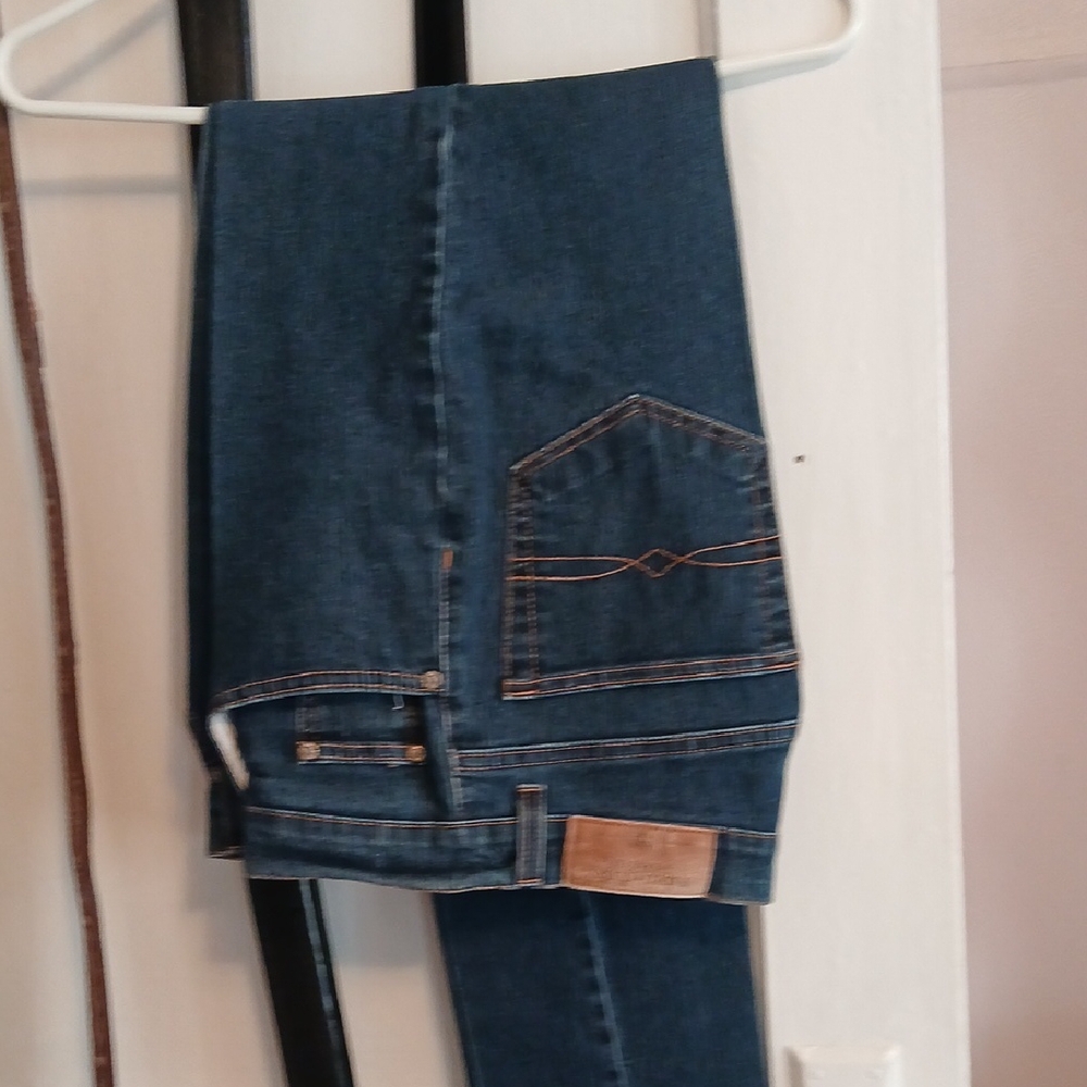 Faded Glory Dark Blue Straight Leg Jeans